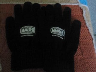 MAUSER warme HANDSCHUHE schwarz