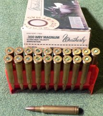 Versandkostenfrei 300 Wby. Mag. Nosler von Weatherby in Originalpackungen aus Büchsenmachernachlaß