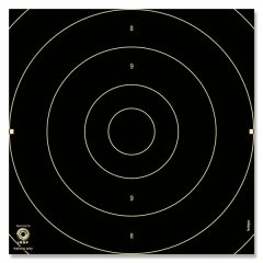 250 x Einsteckspiegel BSSB Pistole Schnellfeuer- Duell 25m ISSF 255x260mm mattschwarz Sportpistole