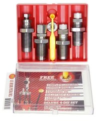 LEE CARBIDE Hartmetall Kurzwaffenmatrizensatz 4-Die DELUXE PISTOL .40 S&W 10mm Auto SET CRIMP #90965