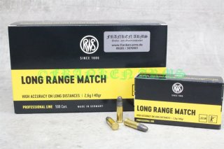 RWS Long Range Match .22 l.r. 40gr. 2,6g 50 Stück 2433398