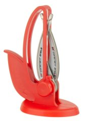V-SHARP CUVE Rot | Messerschärfer für die Wildkammer, Küche | 325er Körnung 25° > einfache Bedienung