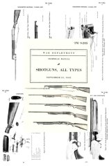 Neu: Nachdruck US-Dienstvorschrift von 1942 Repetier-Schrotflinten