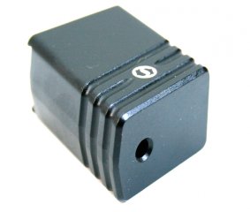 SCHMEISSER ALUMINIUM MAGAZINVERLÄNGERUNG für 9mm Luger 9x19 Glock Magazin G26 ... PCC AR15-9 IPSC !
