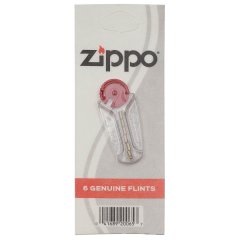 6 x ZIPPO Feuersteine Flints Original für Benzinfeuerzeug "ZIPPO" made in USA Benzin Sturmfeuerzeug