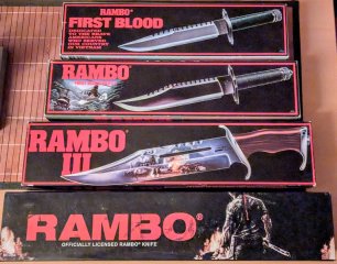 Original lizensierte Rambo-Filmmesser 1-4 Replikas