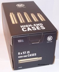 100 RWS Hülsen f. Kal. 8 x 57JS - Boxerzündung - #2412378 - Neuware