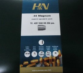 Geschosse H&N .44 240gr FK