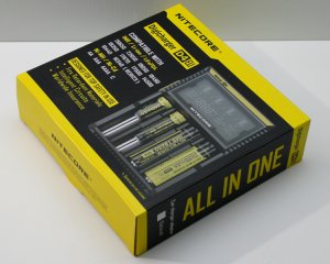 Nitecore NEW D4EU Universal Charger Akku Batterieladegeräte | Li-Ion, Ni-MH, Ni-Cd LiFePO4 AA CR123