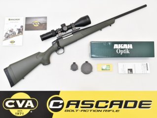 CVA " CASCADE BASIC GREEN " Repetierer Kaliber .308 Win. mit AKAH ZF 3-12x56 LA 4 LP ! NEUWARE !