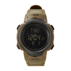 M-Tac® Taktische Uhr COYOTE mit Kompass - zum Wandern / Joggen usw.