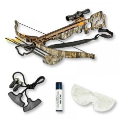 330 fps Compound-Armbrust: DESERT HAWK in camo, neu mit extra Zubehör bei Sofortkauf