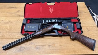 Fausti Bockdoppelflinte Caledon / Coin Finish / Kal. 12/76 / 71cm Lauflänge