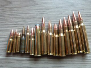 Dekomunition Langwaffen Munitions Sammlung 15 teilig