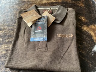 HÄRKILA Polo-Shirt Gerit, Demitasse Brown, POWER DRY, Gr. L