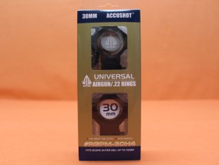 UTG Accushot Montageringe 30mm High (RGPM-30H4) Alu schwarz matt für 11-13mm Prismenschiene BH=21mm