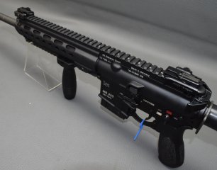SLB Heckler & Koch MR223 A3, Kal. 223Rem Schwarz, Neuwertig