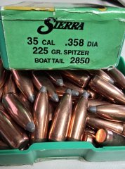 50 St. Sierra .358 - 225gr. Spitzer BT Geschosse