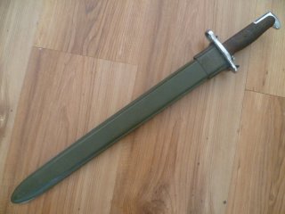 Bajonett USA US Model 1905 für Springfield verchromt 1918
