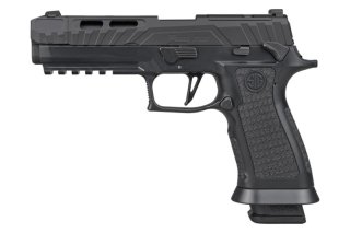 SIG SAUER P320 SPECTRE Comp Blackout 4,5mm - Druckluft Co2 Blowback
