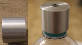 PET Flaschenadapter Schalldämpfer