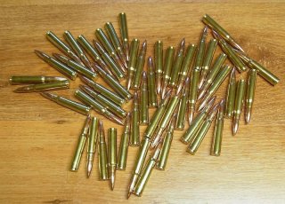 8x57 mm 8 x 57 JS 8x57JS Mauser S&B Dekopatrone Deko Patrone Dekopatronen Messing Sellier & Bellot