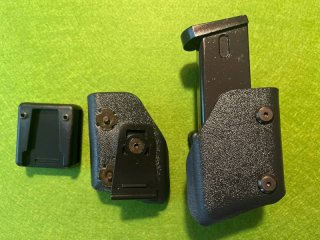 HÖPPNER & SCHUMANN PAAR KYDEX MAGAZINTASCHEN 2REIHIGE MAGAZINE SIG SAUER IPSC 9MM EVTL. AUCH 40 S&W