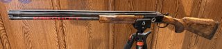 Krieghoff K-32 ( wie K-80 ) mit 76er Lauf Sporting mit Stahlbeschuss und Wechselchokes / Luxus Holz
