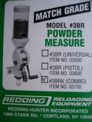 Redding Pulverfüllgerät 3BR mit zwei Messzylindern. Einer für alle Fälle.