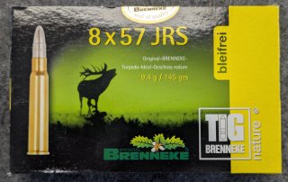 20x BRENNEKE TiG Nature 8x57iRS 9,4g / 145gr