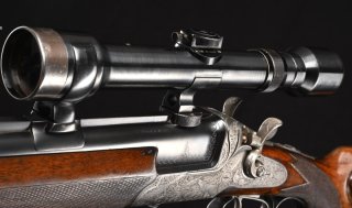 M.S.W. Wetzlar 4x32 – klassisches Zielfernrohr – klare Optik – ehemals Suhler Einhakmontage