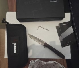 BÖKER PLUS Urban Trapper DAMAST - braun