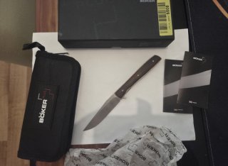 BÖKER PLUS Urban trapper Cocobolo - braun NEU