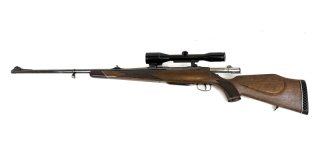 Repetierbüchse Sauer 80 Kal. 8x68, offene Visierung, Zeiss Diatal-D 6x42, *gebraucht*
