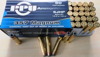 Munition PPU 357mag HP