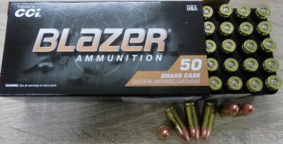 Munition CCI 9mm LUGER / PARA 9x19 VMJ BLAZER