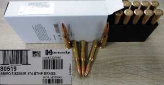 Munition HORNADY 7,62x54R HPBT Match