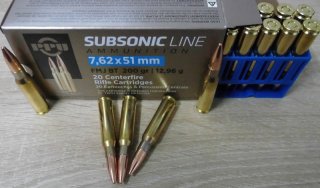 Munition PPU 308win SUBSONIC VM