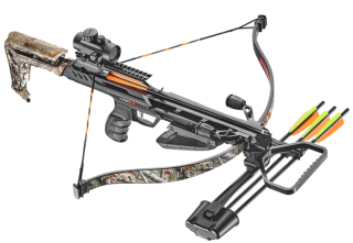 Mega-Set: 175 lbs Recurve-Armbrust Jaguar II camo neu mit sehr viel Zubehör