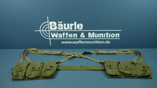Munitionsgürtel der US-Armee (BAR) mit Original-Tragegurte, Munitionskoppel von 1952, Harian Stitch