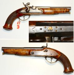 französische Öffizierspistole um 1800/1820