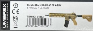 HK416 A5 NEU NEU VFC S-AEG RAL8000