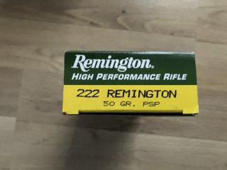 .222 Rem PSP 50 grs Remington