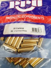 .30 Carbine PPU C-024 Boxerhülsen 50 stk. # SSZ Berka