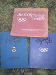 Antiquarisches Buch: konvolut Sammelbilderalben Olympia 1928/32/36