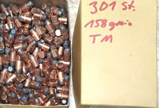 Teilmantel Geschosse. 38/.357