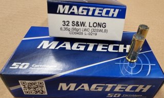 .32 S&W long/98grs Magtech LWC 50 Stk. No. 32WLB # SSZ Berka