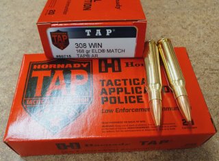 .308/168grs ELD Match TAP AR10 Hornady 20 stk. No. 80715 # SSZ Berka
