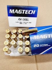 .454 Casull 260grs Magtech SJSP-Flat 100 Stk. #454A #SSZ Berka