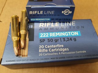 .222Remington/50grs. SP PPU A-032 20 stk. #SSZ Berka